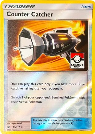 Counter Catcher 091/111 [League & Championship Cards]  - Reverse Holofoil