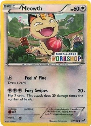 Meowth 067/108 [Miscellaneous Cards & Products]