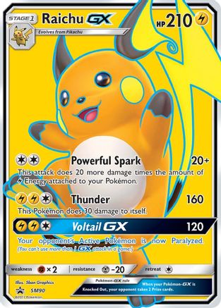 Raichu GX SM90 [SM Promos]  - Holofoil