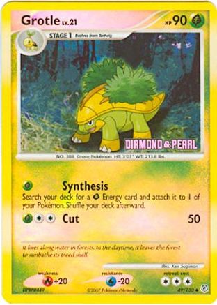 Grotle 049/130 [Burger King Promos]  - Reverse Holofoil