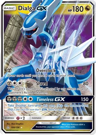 Dialga GX 100/156 [SM  Ultra Prism]  - Holofoil