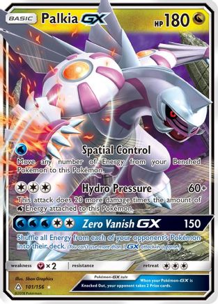 Palkia GX 101/156 [SM  Ultra Prism]  - Holofoil