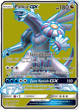 Palkia GX (Full Art) 147 [SM  Ultra Prism]  - Holofoil