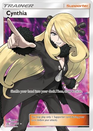 Cynthia (Full Art) 148 [SM  Ultra Prism]  - Holofoil