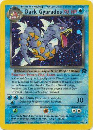 Dark Gyarados (8) 008/82 [Team Rocket]  - Unlimited Holofoil