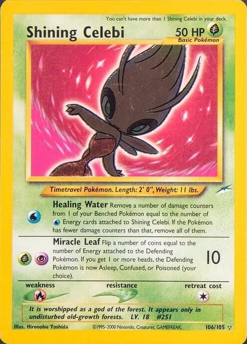 Shining Celebi 106 [Neo Destiny]  - Unlimited Holofoil