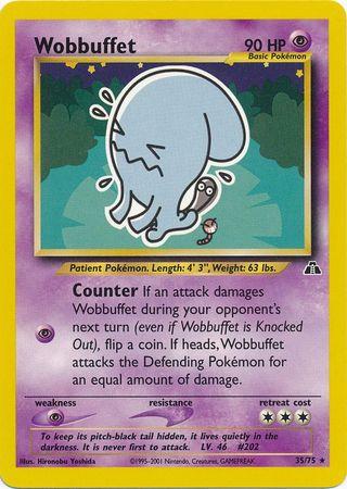 Wobbuffet (35) 035/75 [Neo Discovery]  - Unlimited