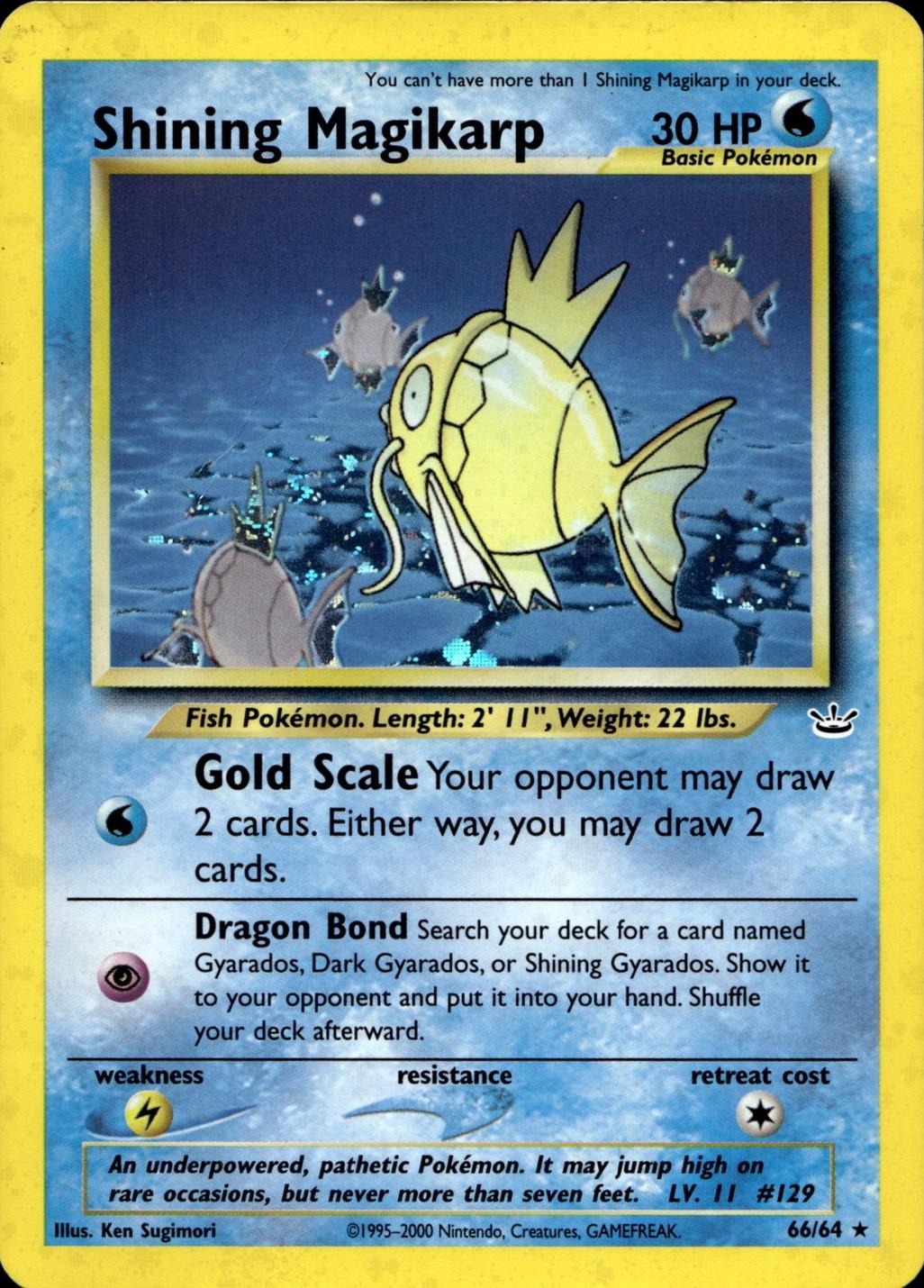 Shining Magikarp 066 [Neo Revelation]  - Unlimited Holofoil