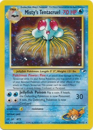 Misty's Tentacruel 010/132 [Gym Heroes]  - Unlimited Holofoil