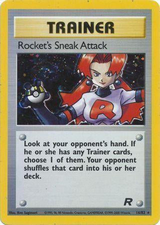 Rocket's Sneak Attack (16) 016/82 [Team Rocket]  - Unlimited Holofoil
