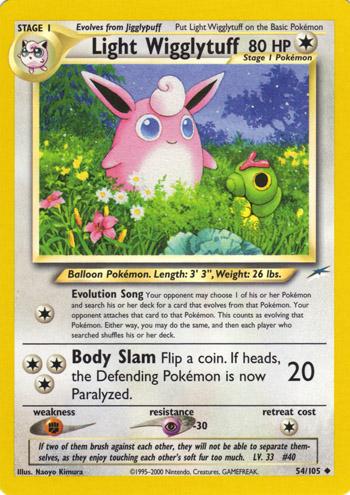 Light Wigglytuff 054/105 [Neo Destiny]  - Unlimited
