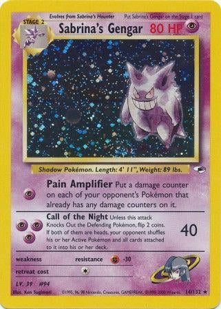 Sabrina's Gengar 014/132 [Gym Heroes]  - Unlimited Holofoil