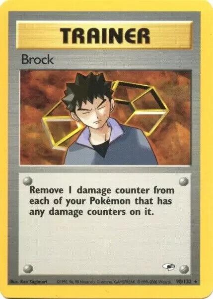 Brock (98) 098/132 [Gym Heroes]  - Unlimited