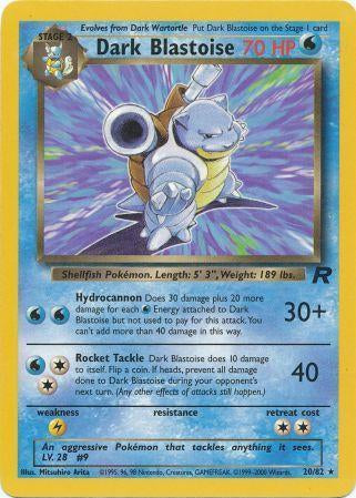 Dark Blastoise (20) 020/82 [Team Rocket]  - Unlimited