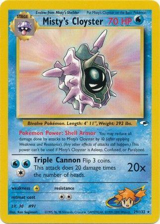 Misty's Cloyster 029/132 [Gym Heroes]  - Unlimited