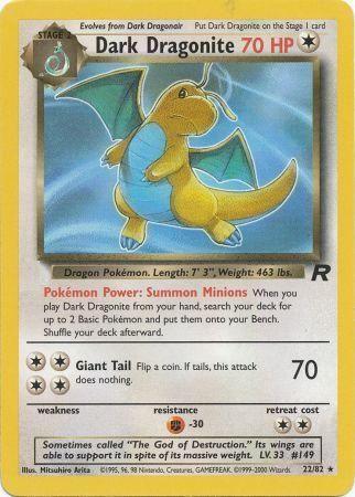 Dark Dragonite (22) 022/82 [Team Rocket]  - Unlimited