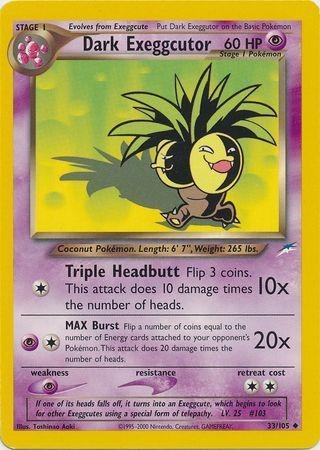 Dark Exeggcutor 033/105 [Neo Destiny]  - Unlimited