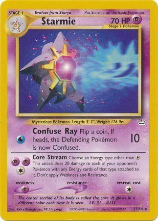 Starmie 025/64 [Neo Revelation]  - Unlimited