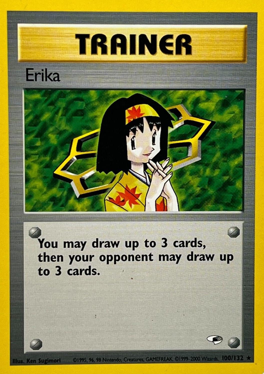 Erika (100) 100/132 [Gym Heroes]  - Unlimited