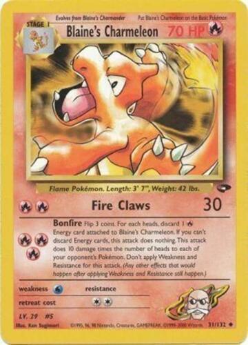 Blaine's Charmeleon 031/132 [Gym Challenge]  - Unlimited