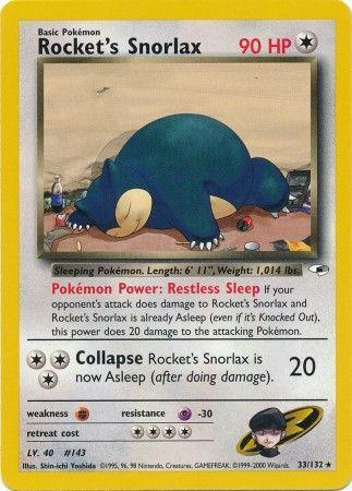Rocket's Snorlax 033/132 [Gym Heroes]  - Unlimited