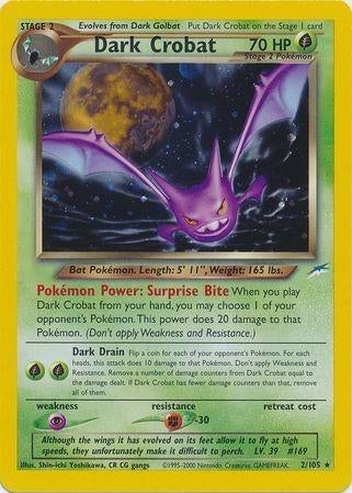 Dark Crobat 002 [Neo Destiny]  - Unlimited Holofoil