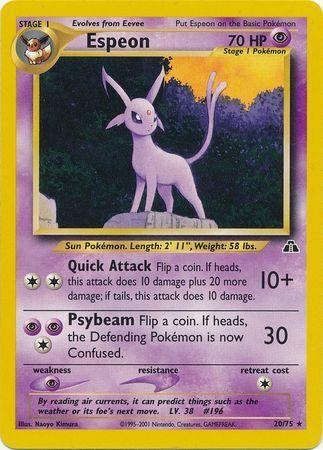 Espeon (20) 020/75 [Neo Discovery]  - Unlimited