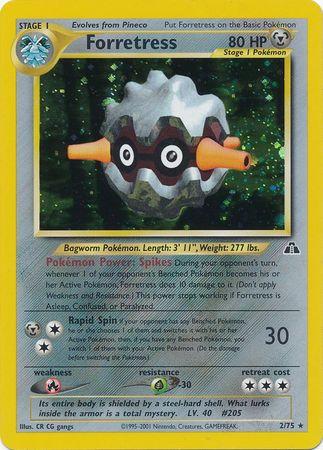 Forretress (2) 002/75 [Neo Discovery]  - Unlimited Holofoil