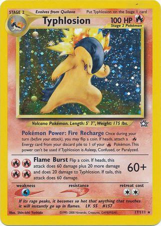 Typhlosion (17) 017/111 [Neo Genesis]  - Unlimited Holofoil