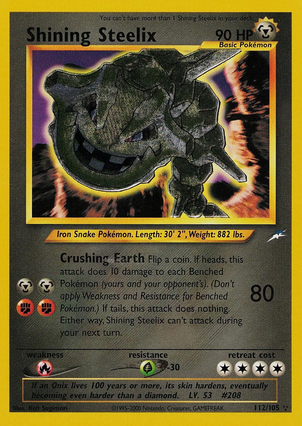 Shining Steelix 112 [Neo Destiny]  - Unlimited Holofoil
