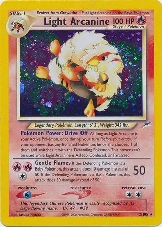 Light Arcanine 012 [Neo Destiny]  - Unlimited Holofoil