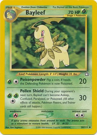 Bayleef (28) 028/111 [Neo Genesis]  - Unlimited