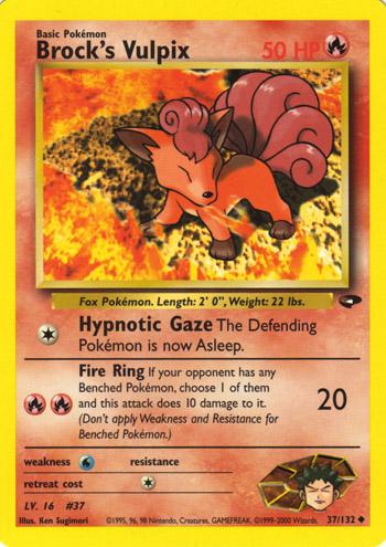 Brock's Vulpix 037/132 [Gym Challenge]  - Unlimited