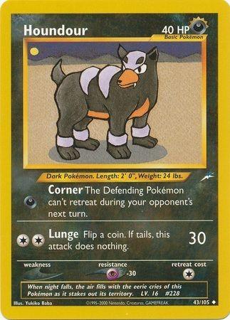 Houndour 043/105 [Neo Destiny]  - Unlimited