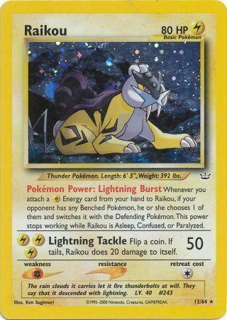 Raikou (13) 013/64 [Neo Revelation]  - Unlimited Holofoil