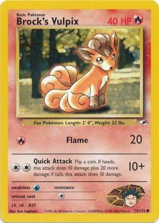 Brock's Vulpix 073 [Gym Heroes]  - Unlimited