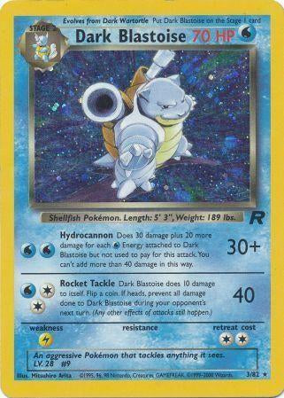 Dark Blastoise (3) 003/82 [Team Rocket]  - Unlimited Holofoil