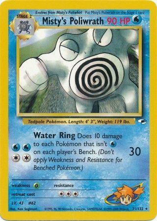 Misty's Poliwrath 031/132 [Gym Heroes]  - Unlimited