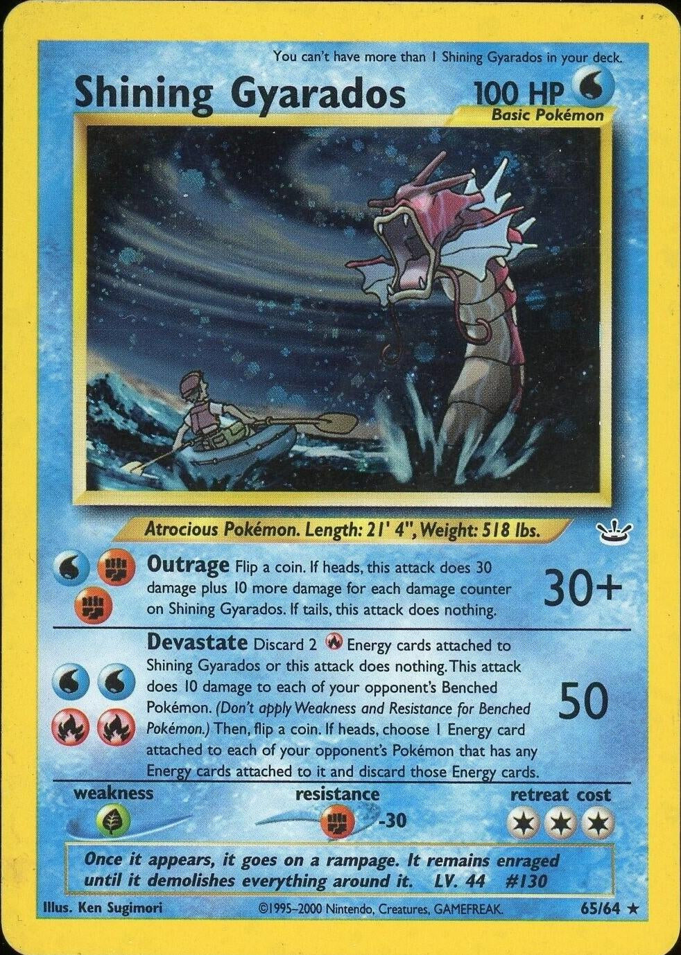 Shining Gyarados 065 [Neo Revelation]  - Unlimited Holofoil