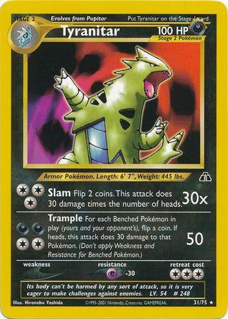 Tyranitar (31) 031/75 [Neo Discovery]  - Unlimited