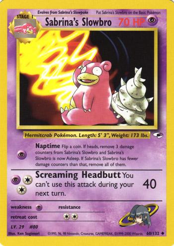Sabrina's Slowbro 060/132 [Gym Heroes]  - Unlimited