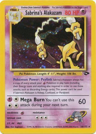 Sabrina's Alakazam 016/132 [Gym Challenge]  - Unlimited Holofoil