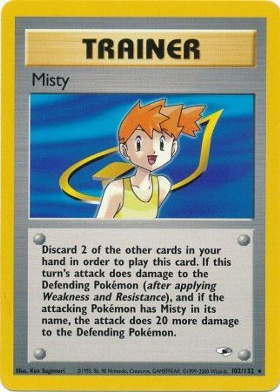 Misty (102) 102/132 [Gym Heroes]  - Unlimited