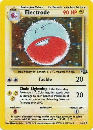 Electrode (2) 002/64 [Jungle]  - Unlimited Holofoil