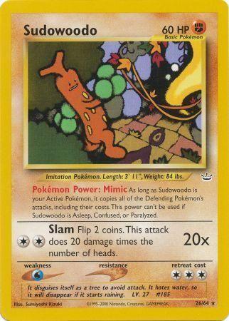 Sudowoodo 026/64 [Neo Revelation]  - Unlimited