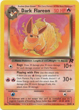 Dark Flareon 035/82 [Team Rocket]  - Unlimited