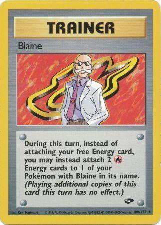 Blaine (100) 100/132 [Gym Challenge]  - Unlimited