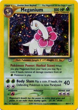 Meganium (10) 010/111 [Neo Genesis]  - Unlimited Holofoil