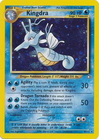 Kingdra 008/111 [Neo Genesis]  - Unlimited Holofoil