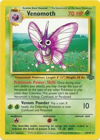 Venomoth (29) 029/64 [Jungle]  - Unlimited
